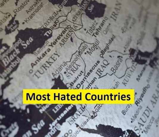 most hated countries